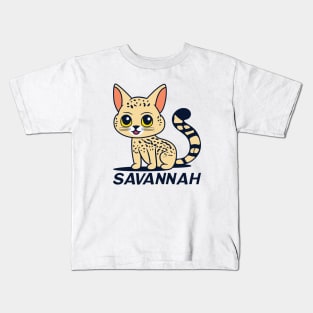 Savannah Cat Kids T-Shirt